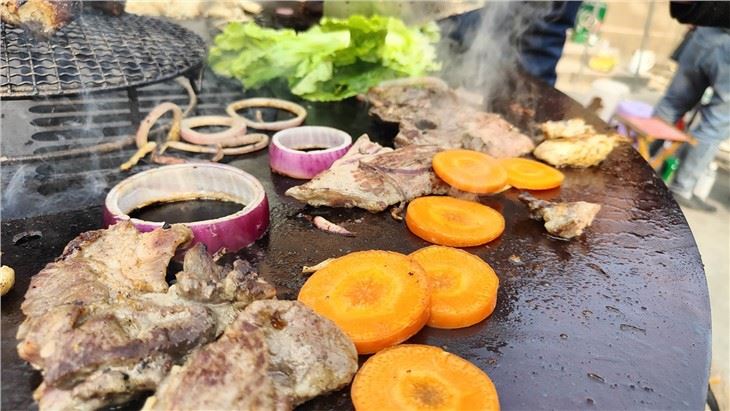 Corten Bbq Outdoor Kitchen Fireplace