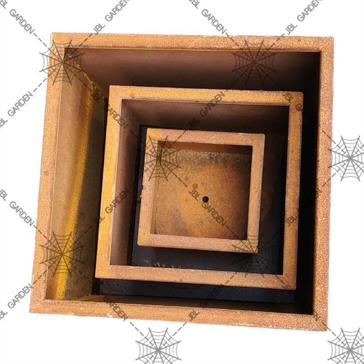 কর্টেন ইস্পাত লং বক্স প্লান্টার