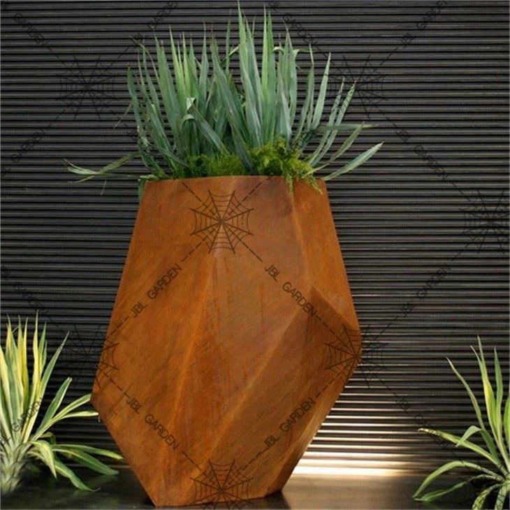 Metal Oblong Planters