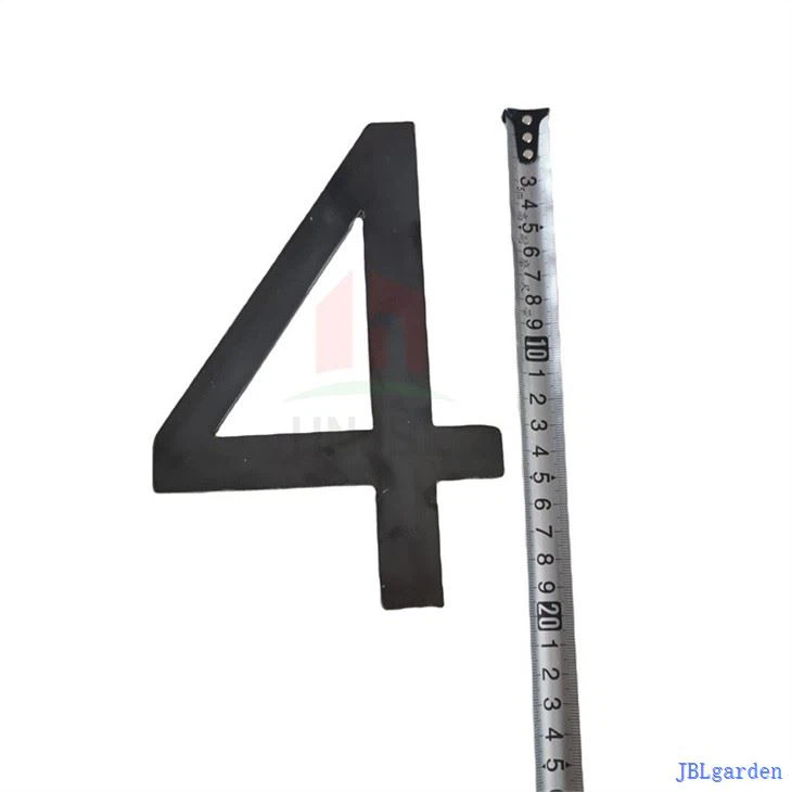Modern Metal House Numbers