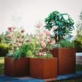 Outdoor Use Corten Steel Planter