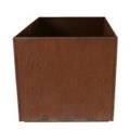 Rust Metal Planter Pot With Feet