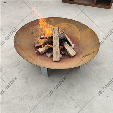 ইয়ার্ডের জন্য কর্টেন স্টিল ফায়ার পিট