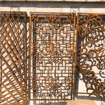 বাগানের জন্য আলংকারিক Corten ইস্পাত বেড়া