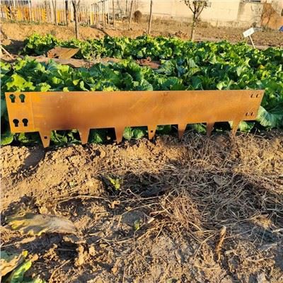 ল্যান্ডস্কেপ বর্ডার কর্টেন স্টিল গার্ডেন এজিং