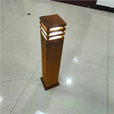 আউটডোর LED বোলার্ড/মরিচা বোলার্ডস/কর্টেন স্টিল বোলার্ড লাইট