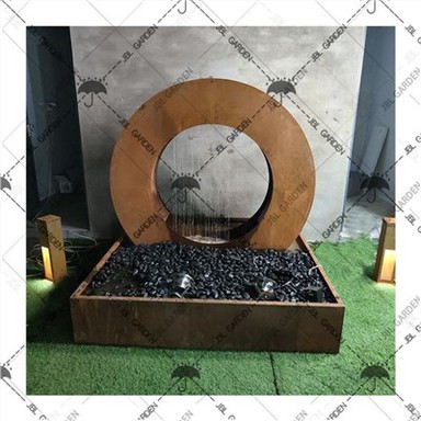 জল বৈশিষ্ট্য Corten ইস্পাত স্কোয়ার