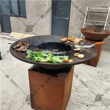 কাঠ পোড়ানো কর্টেন Bbq গ্রিল