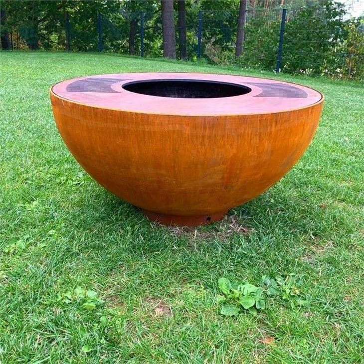 Wood Burning Fire Pit And Grill