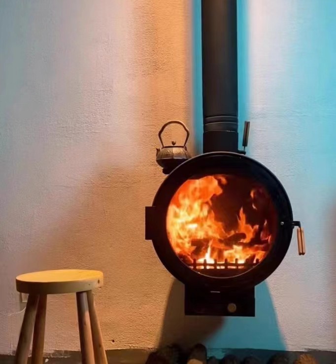 Modern Hanging Smokeless Fireplace factory