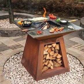 টেবিলটপের সাথে Bbq গ্রিল