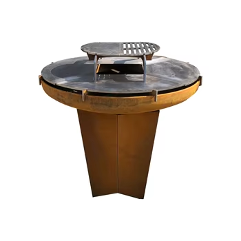 কর্টেন স্টিল চারকোল BBQ গ্রিলস