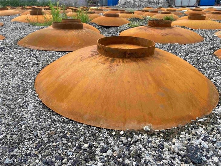 Corten Steel Fire Pits And Bowls