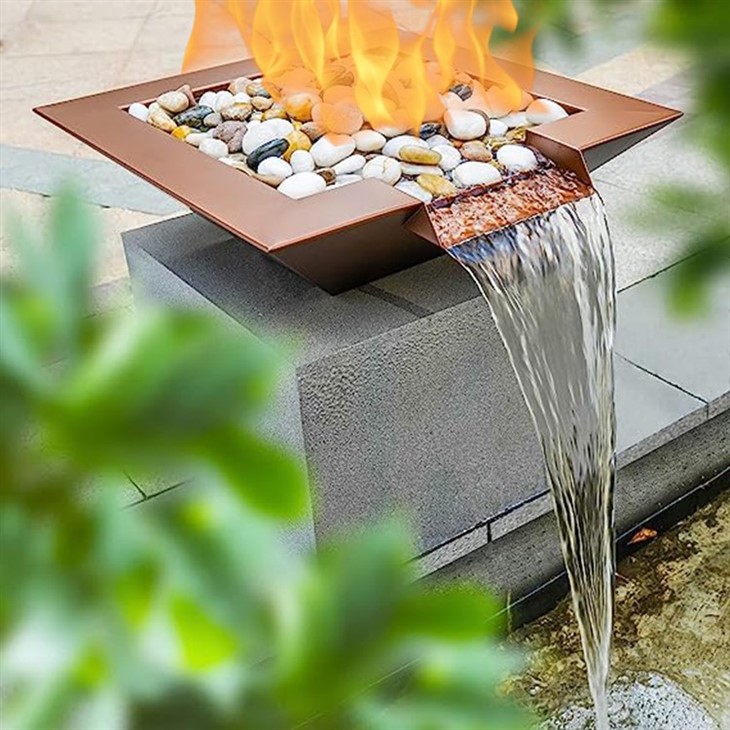 Decorative Pool Water Fire Bowl