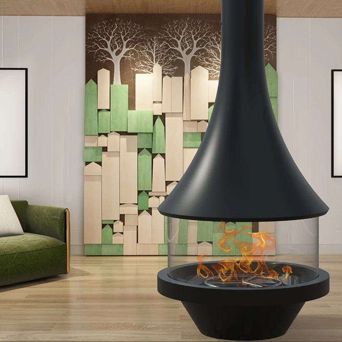 Indoor 360-degree Hanging Fireplace best