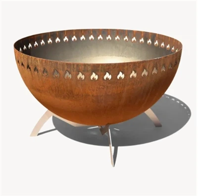 গরম করার জন্য মরিচা ফায়ার পিট