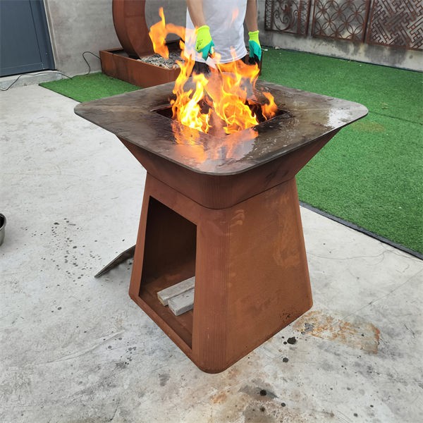 ইস্পাত BBQ গ্রিল ফায়ার পিট