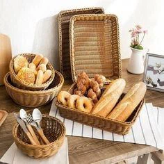 Woven Poly Wicker Food Fruit